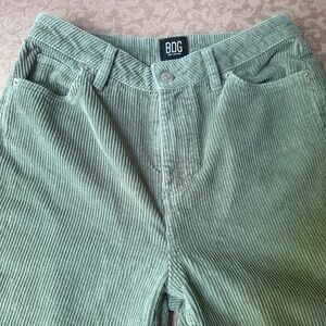 BDG Olive Corduroy High-Rise Pants